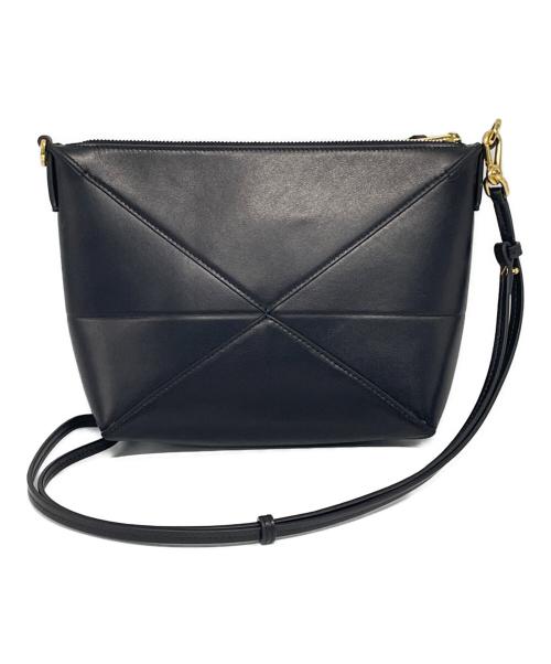 LOEWE（ロエベ）LOEWE (ロエベ) パズルフォルドポーチ ブラックの古着・服飾アイテム