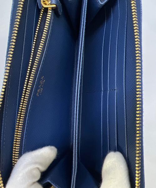 PRADA（プラダ）PRADA (プラダ) 長財布 ネイビーの古着・服飾アイテム