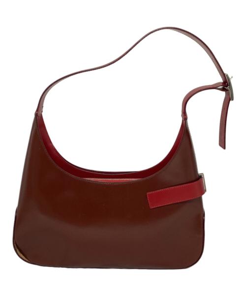 Salvatore Ferragamo（サルヴァトーレ フェラガモ）Salvatore Ferragamo (サルヴァトーレ フェラガモ) セミショルダーバッグ レッドの古着・服飾アイテム