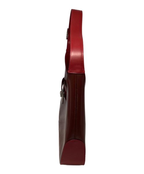 Salvatore Ferragamo（サルヴァトーレ フェラガモ）Salvatore Ferragamo (サルヴァトーレ フェラガモ) セミショルダーバッグ レッドの古着・服飾アイテム