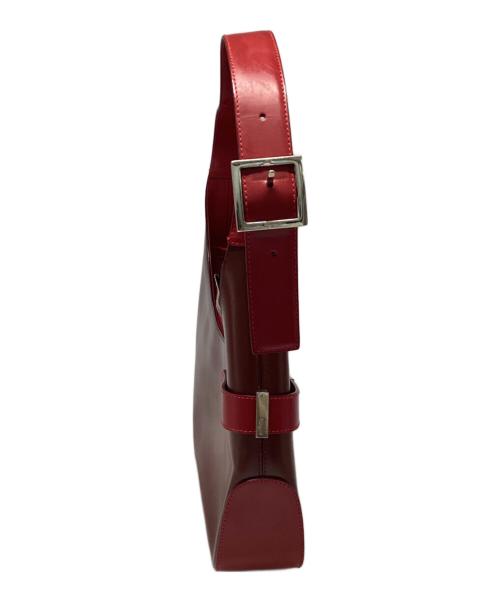 Salvatore Ferragamo（サルヴァトーレ フェラガモ）Salvatore Ferragamo (サルヴァトーレ フェラガモ) セミショルダーバッグ レッドの古着・服飾アイテム