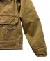 中古・古着 DIESEL (ディーゼル) フーデッドダメージ加工ジャケット ブラウン サイズ:ＸＳ：7000円