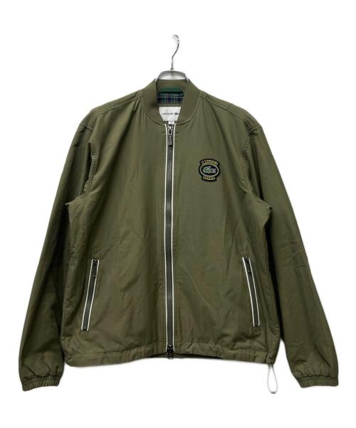 LACOSTE（ラコステ）LACOSTE (ラコステ) ライトウェイトボマージャケット カーキ サイズ:４６の古着・服飾アイテム
