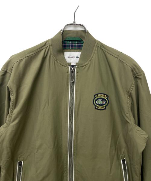 LACOSTE（ラコステ）LACOSTE (ラコステ) ライトウェイトボマージャケット カーキ サイズ:４６の古着・服飾アイテム