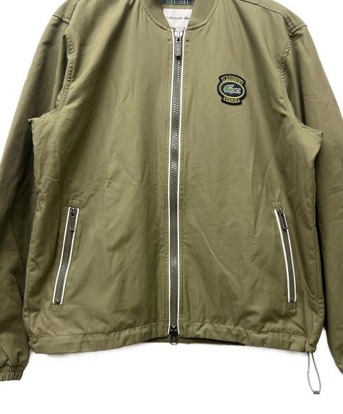 LACOSTE（ラコステ）LACOSTE (ラコステ) ライトウェイトボマージャケット カーキ サイズ:４６の古着・服飾アイテム