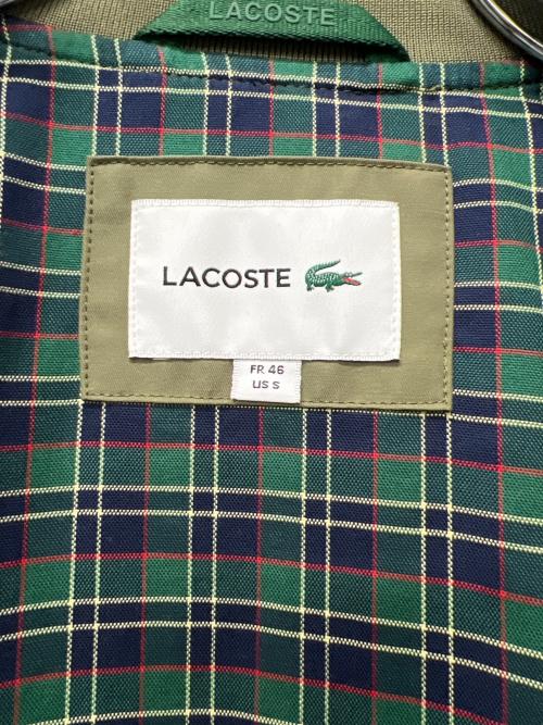 LACOSTE（ラコステ）LACOSTE (ラコステ) ライトウェイトボマージャケット カーキ サイズ:４６の古着・服飾アイテム