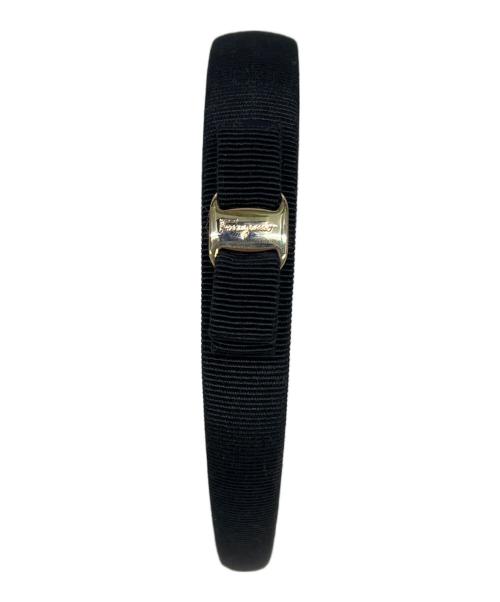 Ferragamo（フェラガモ）Ferragamo (フェラガモ) カチューシャ ブラックの古着・服飾アイテム