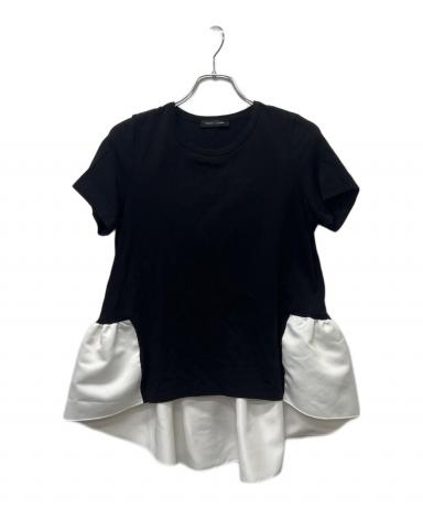 ト*モ様 YOKOCHAN ギャザーカットソー　ブラック　半袖　クリーニング済！ 中古・古着通販】YOKO CHAN (ヨーコチャン) バックギャザー半袖