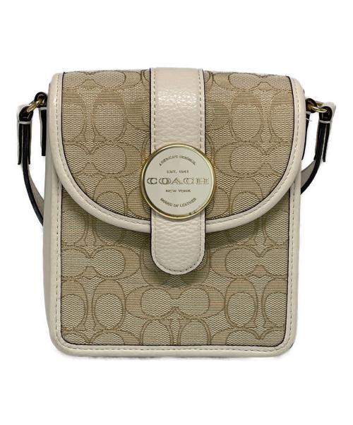 COACH（コーチ）COACH (コーチ) ショルダーバッグ ベージュの古着・服飾アイテム