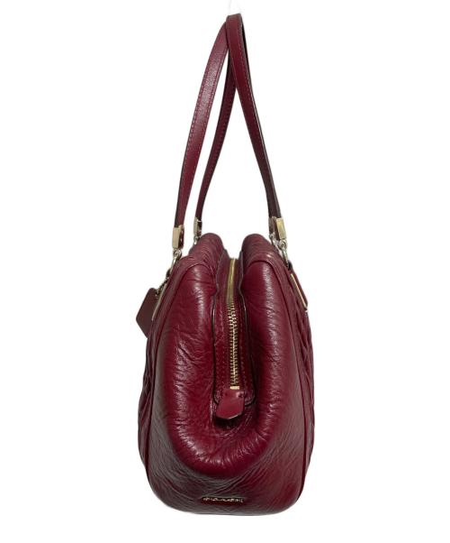 COACH（コーチ）COACH (コーチ) マディソンギャザード レッドの古着・服飾アイテム