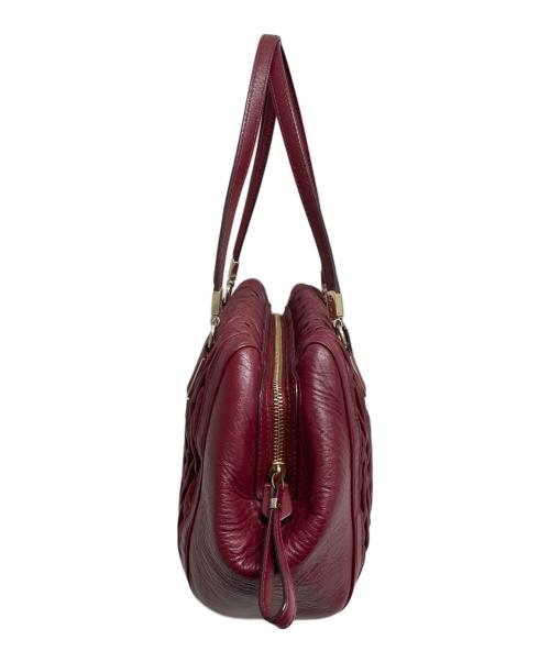 COACH（コーチ）COACH (コーチ) マディソンギャザード レッドの古着・服飾アイテム