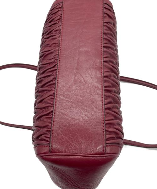 COACH（コーチ）COACH (コーチ) マディソンギャザード レッドの古着・服飾アイテム