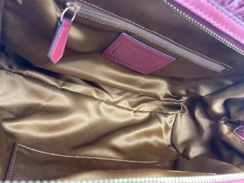 COACH（コーチ）COACH (コーチ) マディソンギャザード レッドの古着・服飾アイテム