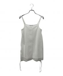 UN3D.（アンスリード）の古着「Back Gather Mesh Cami」｜ホワイト