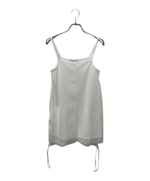 UN3D.（アンスリード）UN3D. (アンスリード) Back Gather Mesh Cami ホワイト サイズ:FREE 未使用品の古着・服飾アイテム