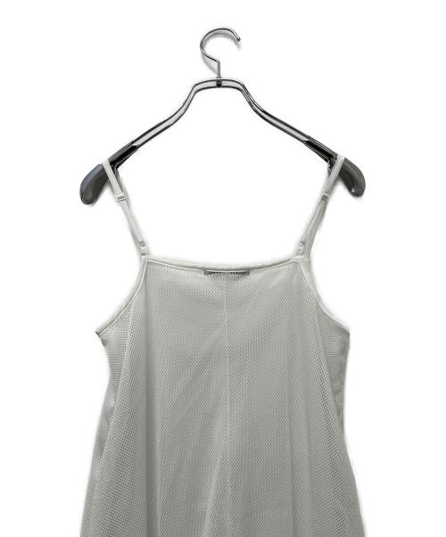 UN3D.（アンスリード）UN3D. (アンスリード) Back Gather Mesh Cami ホワイト サイズ:FREE 未使用品の古着・服飾アイテム