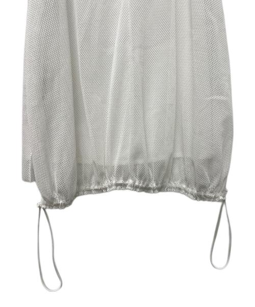 UN3D.（アンスリード）UN3D. (アンスリード) Back Gather Mesh Cami ホワイト サイズ:FREE 未使用品の古着・服飾アイテム