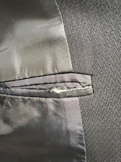 GIORGIO ARMANI（ジョルジオアルマーニ）GIORGIO ARMANI (ジョルジョアルマーニ) セットアップスーツ ネイビー サイズ:５２の古着・服飾アイテム