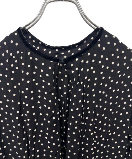 SINME（シンメ）SINME (シンメ) ドットマキシワンピース ブラック×ホワイト サイズ:Mの古着・服飾アイテム