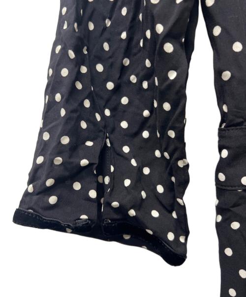 SINME（シンメ）SINME (シンメ) ドットマキシワンピース ブラック×ホワイト サイズ:Mの古着・服飾アイテム