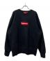 SUPREME（シュプリーム）の古着「Box Logo Crewneck」｜ブラック