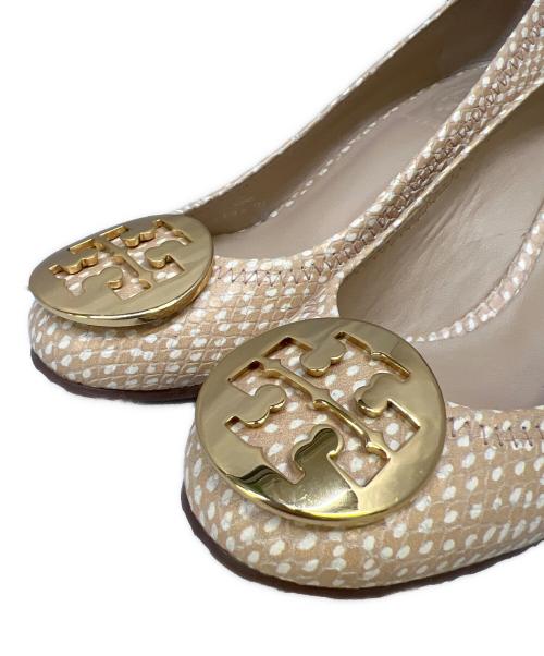 TORY BURCH（トリーバーチ）TORY BURCH (トリーバーチ) ウェッジソールパンプス ベージュ サイズ:5Mの古着・服飾アイテム
