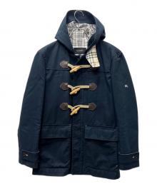 BURBERRY BLACK LABEL（バーバリーブラックレーベル）の古着「ショートダッフルコート」｜ネイビー