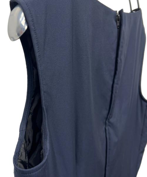 COMME des GARCONS（コムデギャルソン）COMME des GARCONS (コムデギャルソン) スクエアネックノースリーブワンピース ネイビー サイズ:Ｓの古着・服飾アイテム