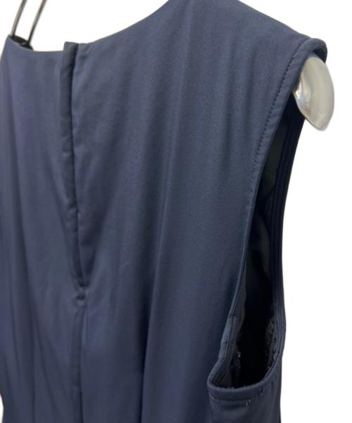 COMME des GARCONS（コムデギャルソン）COMME des GARCONS (コムデギャルソン) スクエアネックノースリーブワンピース ネイビー サイズ:Ｓの古着・服飾アイテム