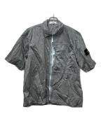 STONE ISLANDストーンアイランド）の古着「NYLON METAL IN ECONYL SHORT SLEEVE SHIRT」｜グレー
