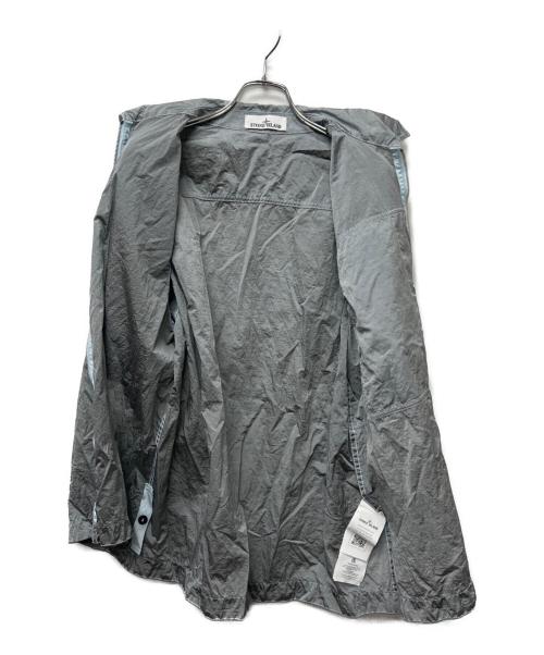 STONE ISLAND（ストーンアイランド）STONE ISLAND (ストーンアイランド) 	NYLON METAL IN ECONYL SHORT SLEEVE SHIRT グレー サイズ:Ｌの古着・服飾アイテム