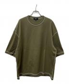 COMME des GARCONS HOMMEコムデギャルソン オム）の古着「半袖カットソー」｜カーキ