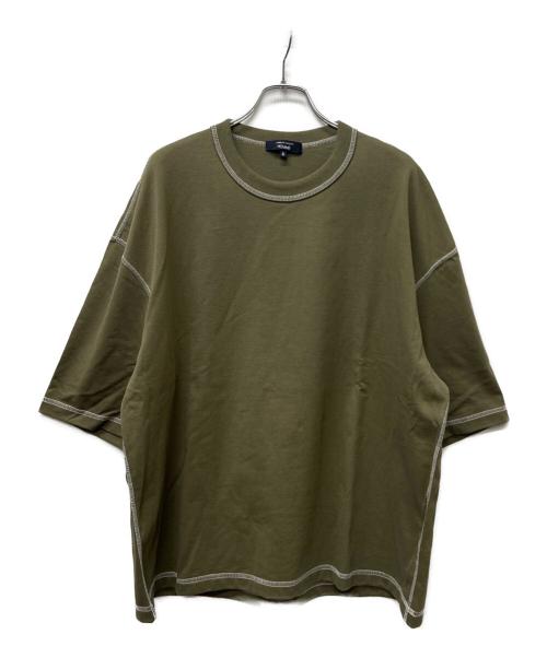 COMME des GARCONS HOMME（コムデギャルソン オム）COMME des GARCONS HOMME (コムデギャルソン オム) 半袖カットソー カーキ サイズ:Ｓの古着・服飾アイテム