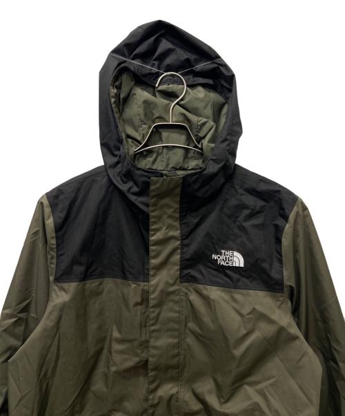 THE NORTH FACE（ザ ノース フェイス）THE NORTH FACE (ザ ノース フェイス) ナイロンジャケット カーキ×ブラック サイズ:ＸＬの古着・服飾アイテム