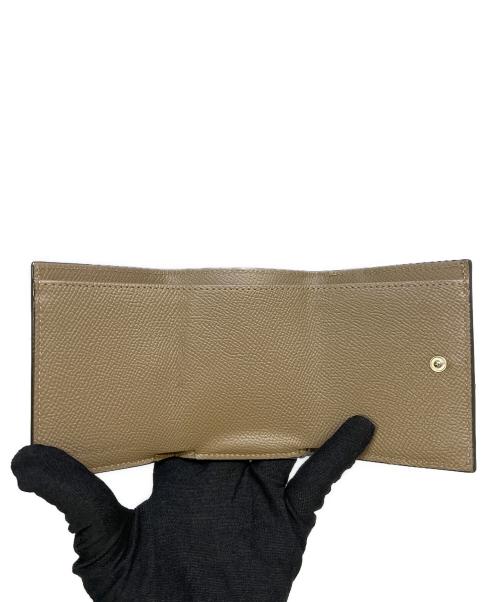 bonaventura（ボナベンチュラ）bonaventura (ボナベンチュラ) コンパクトウォレット ベージュの古着・服飾アイテム