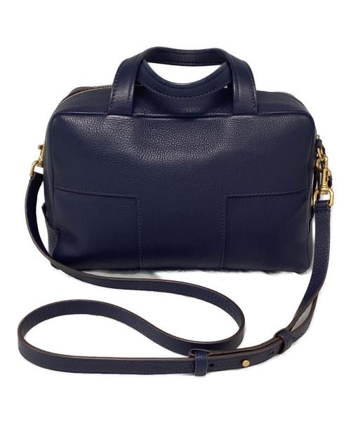 TORY BURCH（トリーバーチ）TORY BURCH (トリーバーチ) サッチェルバッグ ブルーの古着・服飾アイテム