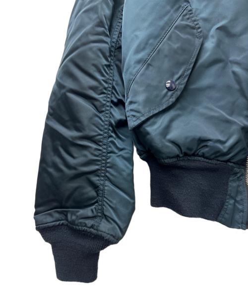 ALPHA（アルファ）ALPHA (アルファ) リバーシブルMA-1ジャケット ネイビー×オレンジ サイズ:Ｌの古着・服飾アイテム