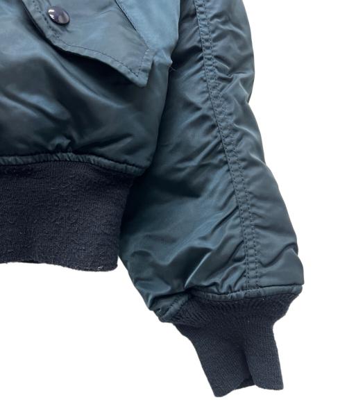 ALPHA（アルファ）ALPHA (アルファ) リバーシブルMA-1ジャケット ネイビー×オレンジ サイズ:Ｌの古着・服飾アイテム