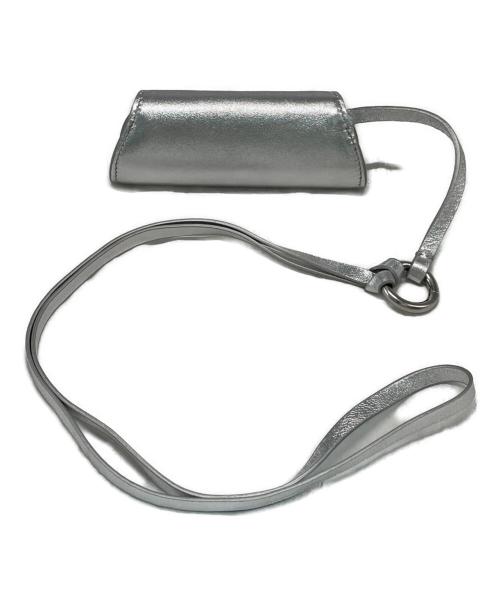 JIL SANDER（ジルサンダー）JIL SANDER (ジルサンダー) CANNOLO LIPSTICK CASE シルバーの古着・服飾アイテム