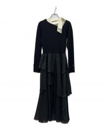 And Couture（アンドクチュール）の古着「長袖ワンピース」｜ブラック