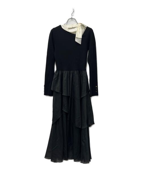 And Couture（アンドクチュール）And Couture (アンドクチュール) 長袖ワンピース ブラック サイズ:FREEの古着・服飾アイテム