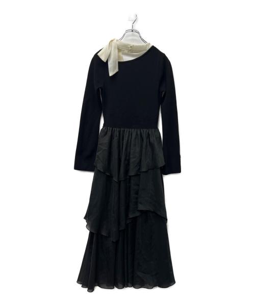 And Couture（アンドクチュール）And Couture (アンドクチュール) 長袖ワンピース ブラック サイズ:FREEの古着・服飾アイテム