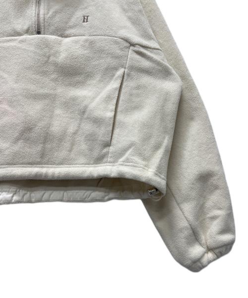 HER LIP TO（ハーリップトゥ）HER LIP TO (ハーリップトゥ) Flight Mode Half Zip Fleece Pullover アイボリー サイズ:FREEの古着・服飾アイテム