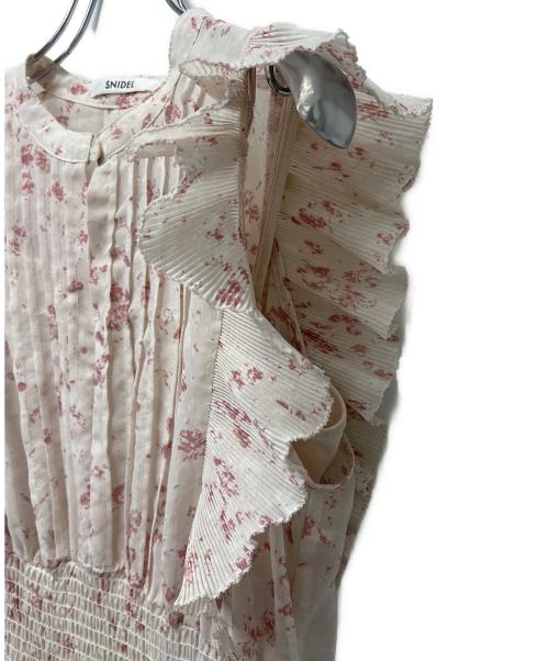 Snidel（スナイデル）Snidel (スナイデル) Sustainaフリルワンピース ピンク サイズ:１の古着・服飾アイテム