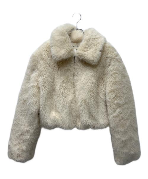 THE TOE（ザ・トゥー）THE TOE (ザ・トゥー) SOMERSET FUR COAT アイボリー サイズ:Mの古着・服飾アイテム