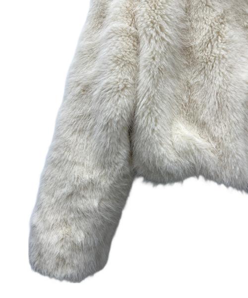 THE TOE（ザ・トゥー）THE TOE (ザ・トゥー) SOMERSET FUR COAT アイボリー サイズ:Mの古着・服飾アイテム