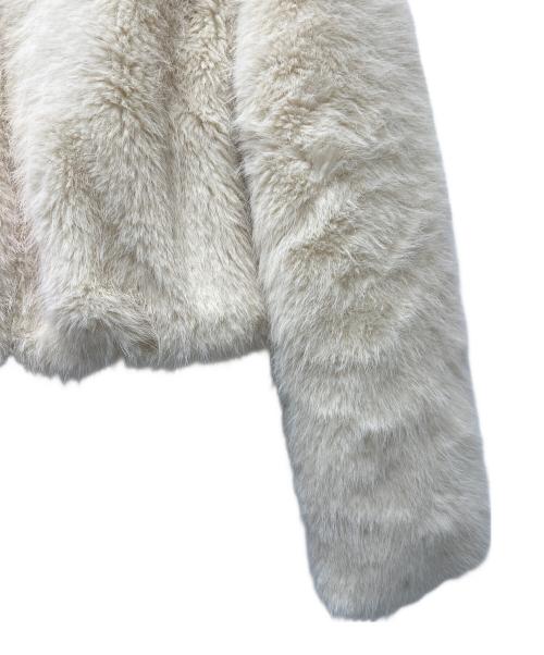 THE TOE（ザ・トゥー）THE TOE (ザ・トゥー) SOMERSET FUR COAT アイボリー サイズ:Mの古着・服飾アイテム