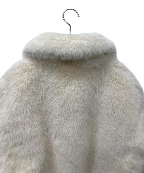 THE TOE（ザ・トゥー）THE TOE (ザ・トゥー) SOMERSET FUR COAT アイボリー サイズ:Mの古着・服飾アイテム
