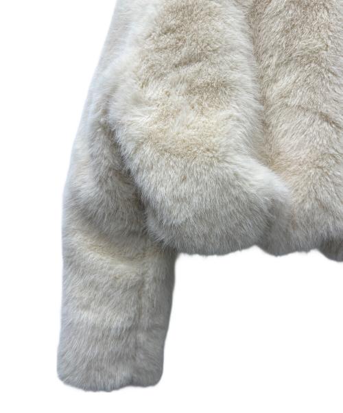 THE TOE（ザ・トゥー）THE TOE (ザ・トゥー) SOMERSET FUR COAT アイボリー サイズ:Mの古着・服飾アイテム