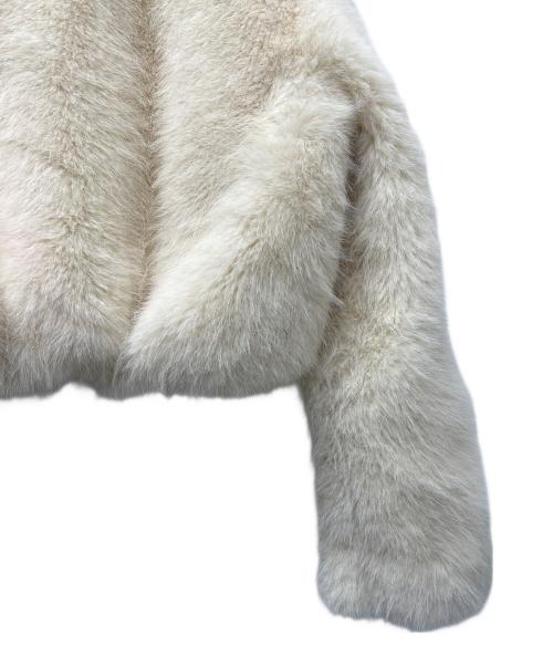 THE TOE（ザ・トゥー）THE TOE (ザ・トゥー) SOMERSET FUR COAT アイボリー サイズ:Mの古着・服飾アイテム